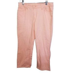 Thre3 Womens Size 8 Pink  Solid Cropped Jeans